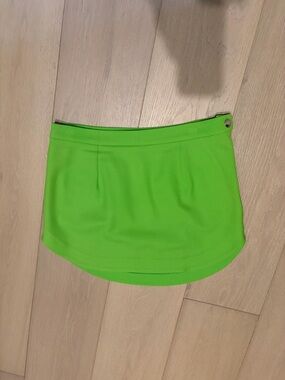 The Attico Neon Lime Bandeau Top